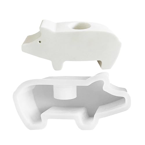 ETUCYNG Schweinchen Kerzenhalterform, Schweinchen Silikonform Kerzenhalter, Silikon Gießform Kerzenhalter, Kerzenständer Epoxidharzformen In Tierform, Silikon Kerzenhalter Form 11.5x6cm ETUCYNG Schweinchen Kerzenhalterform, Schweinchen Silikonform Kerzenhalter, Silikon Gießform Kerzenhalter, Kerzenständer Epoxidharzformen In Tierform, Silikon Kerzenhalter Form 11.5x6cm von ETUCYNG