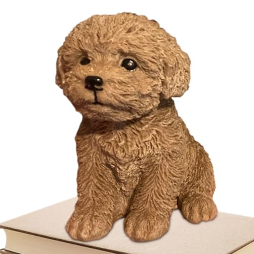 ETUCYNG Silikonform für sitzende Welpen, große -Kerzenform, niedlicher Hund, Heimdekoration, Silikon-Hundeform, Simulations-Hundeform, für Seife, Sojawachs, Epoxidharz, Ornamente von ETUCYNG