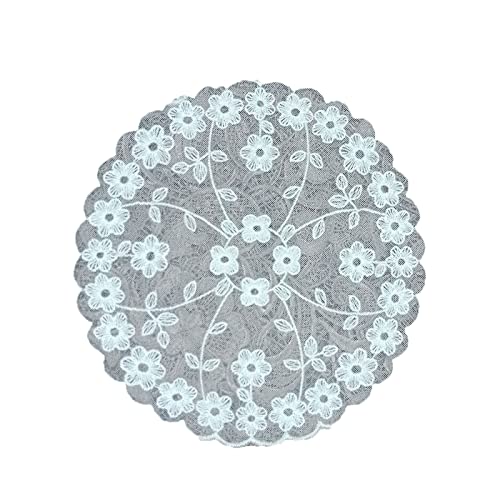 ETZRYSYB Untersetzer, Tischset, Stickerei, Heimdekoration, Netzstoff, Spitze, für Esstisch, Teller, Küchenzubehör, 1 Stück ETZRYSYB Untersetzer, Tischset, Stickerei, Heimdekoration, Netzstoff, Spitze, für Esstisch, Teller, Küchenzubehör, 1 Stück von ETZRYSYB