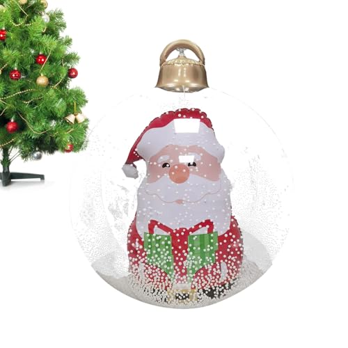 Aufblasbare Weihnachtskugel | Aufblasbare Weihnachtsdeko Luftballon | Festliche Deko für Garten Terrasse Wohnzimmer Außenbereich und Partys von EUBEISAQI