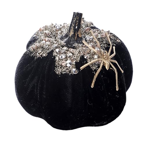 Kürbis-Dekoration, Sesonales Heimdekor-Zubehör, 3D-Spinnen-Figuren, Requisite, Dekoration für Urlaub, Zuhause, Tür, Haus, Tisch, Fenster, draußen, Halloween von EUBEISAQI