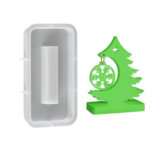 Weihnachtliche Harzformen – Schneeflocken-Silikonformen, Weihnachtsdekoration, Bastelwerkzeuge, Heimdekoration für Wachs, Seife, Gips, Kunst und Handwerk, Urlaub, Büro, Kamin, Schreibtisch von EUBEISAQI