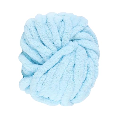 Dicker Wollfaden Garn Hellblau, Sperrige Armstricken Wolle Knitting, Grobstrick Wollgarn zum Häkeln für Decke Haustier Nest, Decke, Zierkissen Dicker Wollfaden Garn Hellblau, Sperrige Armstricken Wolle Knitting, Grobstrick Wollgarn zum Häkeln für Decke Haustier Nest, Decke, Zierkissen von EUBSWA