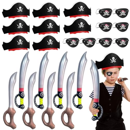 EUBSWA Pirates Kindergeburtstag 24 Stück, Halloween Piraten Spielzeug Deko Geburtstag Party Mitgebsel, Piraten Geschenkboxen für Mädchen Jungen Adventskalender Kindergeburtstag EUBSWA Pirates Kindergeburtstag 24 Stück, Halloween Piraten Spielzeug Deko Geburtstag Party Mitgebsel, Piraten Geschenkboxen für Mädchen Jungen Adventskalender Kindergeburtstag von EUBSWA