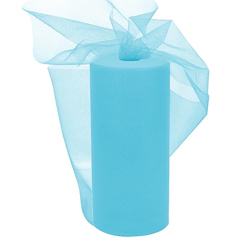EUBSWA Tülle Roll Tüll Stoff Blau 30cm x 92M, Tüll Rollen Tüllband für Brautkleider Ballett-Kleider Hochzeit Party Deko Handwerk EUBSWA Tülle Roll Tüll Stoff Blau 30cm x 92M, Tüll Rollen Tüllband für Brautkleider Ballett-Kleider Hochzeit Party Deko Handwerk von EUBSWA