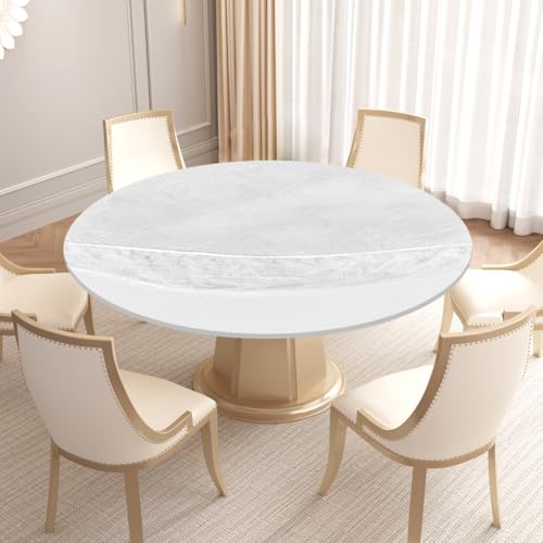 Tischdecke Outdoor Wetterfest Rund - 48 inch Runde Tischdecke mit Gummizug für Draußen Gartentischdecke Wetterfest Wachstuchtischdecke Tischdecke Outdoor Wetterfest Rund - 48 inch Runde Tischdecke mit Gummizug für Draußen Gartentischdecke Wetterfest Wachstuchtischdecke von EUBSWA