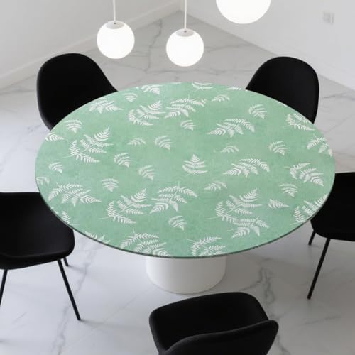 Tischdecke Outdoor Wetterfest Rund - 48 inch Runde Tischdecke mit Gummizug für Draußen Gartentischdecke Wetterfest Wachstuchtischdecke Tischdecke Outdoor Wetterfest Rund - 48 inch Runde Tischdecke mit Gummizug für Draußen Gartentischdecke Wetterfest Wachstuchtischdecke von EUBSWA