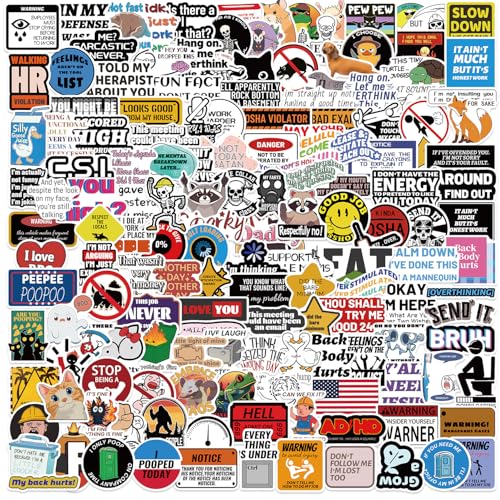 EUFFO Erwachsenenhumor Aufkleber 200 Stücke, Lustig MEME Wasserfeste Stickers für Laptop Scrapbook Helm Koffer Fahrrad Kindle Motorrad Skateboard, Graffiti Anime Sticker Set für Erwachsene Stickerbomb EUFFO Erwachsenenhumor Aufkleber 200 Stücke, Lustig MEME Wasserfeste Stickers für Laptop Scrapbook Helm Koffer Fahrrad Kindle Motorrad Skateboard, Graffiti Anime Sticker Set für Erwachsene Stickerbomb von EUFFO