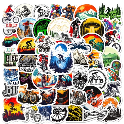 EUFFO Mountainbike Aufkleber 50 Stück, Graffiti Outdoor-Radfahren Wasserfeste Stickers für Fahrrad Helm Motorrad Koffer Laptop Scrapbook Journal Kindle Skateboard MTB Decals EUFFO Mountainbike Aufkleber 50 Stück, Graffiti Outdoor-Radfahren Wasserfeste Stickers für Fahrrad Helm Motorrad Koffer Laptop Scrapbook Journal Kindle Skateboard MTB Decals von EUFFO