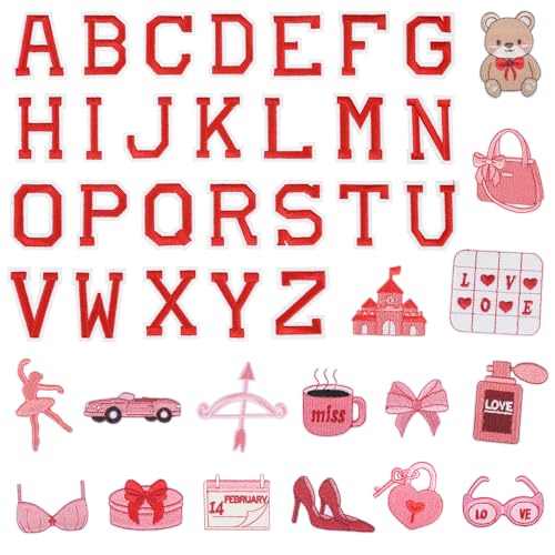 Bügelflicken Kinder, 42 Stück Bügel Patches Kinder, Buchstaben Sticker zum Aufbügeln, Aufbügeln Aufbügelflicken Sticker zum Aufnähen für T-Shirt Jeans Kleidung Hüte Taschen Bügelflicken Kinder, 42 Stück Bügel Patches Kinder, Buchstaben Sticker zum Aufbügeln, Aufbügeln Aufbügelflicken Sticker zum Aufnähen für T-Shirt Jeans Kleidung Hüte Taschen von EUIOOVM