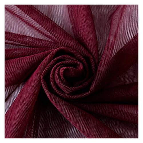 160 x 100/500 cm weicher Netzstoff, verschlüsseltes Hochzeitskleid-Material, DIY-Vorhänge, Moskitonetz und dekoratives Handwerk, leichtes und strapazierfähiges Stricktuch (10,160 x 200 cm) von EUIYCBA