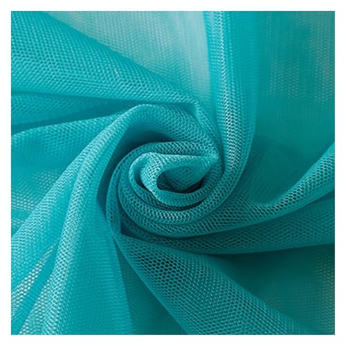 160 x 100/500 cm weicher Netzstoff, verschlüsseltes Hochzeitskleid-Material, DIY-Vorhänge, Moskitonetz und dekoratives Handwerk, leichtes und strapazierfähiges Stricktuch (12,160 x 100 cm) von EUIYCBA