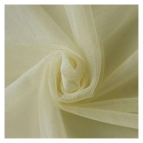 160 x 100/500 cm weicher Netzstoff, verschlüsseltes Hochzeitskleid-Material, DIY-Vorhänge, Moskitonetz und dekoratives Handwerk, leichtes und strapazierfähiges Stricktuch (13,160 x 200 cm) von EUIYCBA