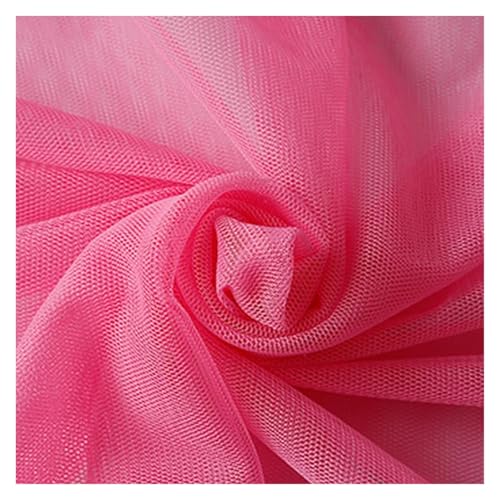 160 x 100/500 cm weicher Netzstoff, verschlüsseltes Hochzeitskleid-Material, DIY-Vorhänge, Moskitonetz und dekoratives Handwerk, leichtes und strapazierfähiges Stricktuch (15,160 x 100 cm) von EUIYCBA