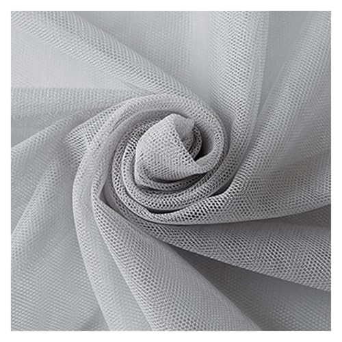 160 x 100/500 cm weicher Netzstoff, verschlüsseltes Hochzeitskleid-Material, DIY-Vorhänge, Moskitonetz und dekoratives Handwerk, leichtes und strapazierfähiges Stricktuch (16,160 x 200 cm) von EUIYCBA