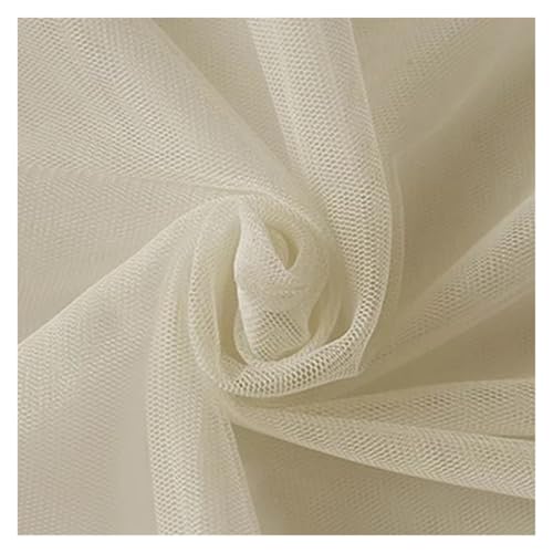 160 x 100/500 cm weicher Netzstoff, verschlüsseltes Hochzeitskleid-Material, DIY-Vorhänge, Moskitonetz und dekoratives Handwerk, leichtes und strapazierfähiges Stricktuch (19,160 x 200 cm) von EUIYCBA