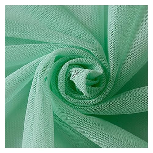 160 x 100/500 cm weicher Netzstoff, verschlüsseltes Hochzeitskleid-Material, DIY-Vorhänge, Moskitonetz und dekoratives Handwerk, leichtes und strapazierfähiges Stricktuch (22,160 x 100 cm) von EUIYCBA