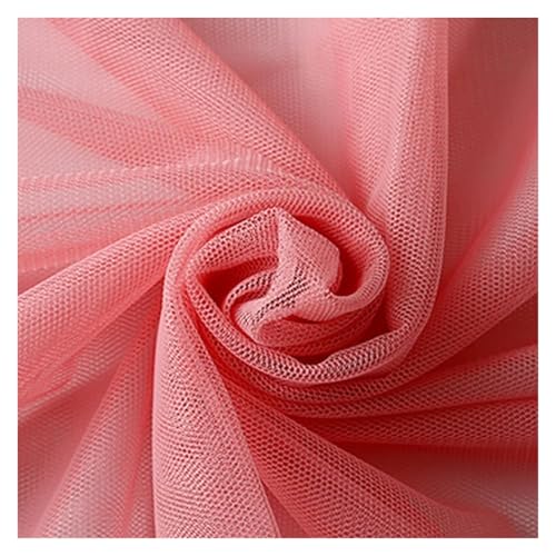 160 x 100/500 cm weicher Netzstoff, verschlüsseltes Hochzeitskleid-Material, DIY-Vorhänge, Moskitonetz und dekoratives Handwerk, leichtes und strapazierfähiges Stricktuch (25,160 x 200 cm) von EUIYCBA