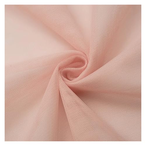 160 x 100/500 cm weicher Netzstoff, verschlüsseltes Hochzeitskleid-Material, DIY-Vorhänge, Moskitonetz und dekoratives Handwerk, leichtes und strapazierfähiges Stricktuch (27,160 x 500 cm) von EUIYCBA