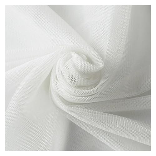 160 x 100/500 cm weicher Netzstoff, verschlüsseltes Hochzeitskleid-Material, DIY-Vorhänge, Moskitonetz und dekoratives Handwerk, leichtes und strapazierfähiges Stricktuch (28,160 x 100 cm) von EUIYCBA
