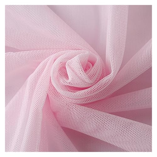 160 x 100/500 cm weicher Netzstoff, verschlüsseltes Hochzeitskleid-Material, DIY-Vorhänge, Moskitonetz und dekoratives Handwerk, leichtes und strapazierfähiges Stricktuch (29,160 x 200 cm) von EUIYCBA
