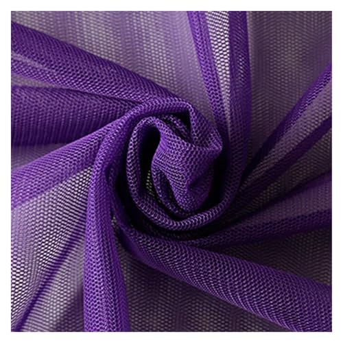 160 x 100/500 cm weicher Netzstoff, verschlüsseltes Hochzeitskleid-Material, DIY-Vorhänge, Moskitonetz und dekoratives Handwerk, leichtes und strapazierfähiges Stricktuch (9.160 x 100 cm) von EUIYCBA