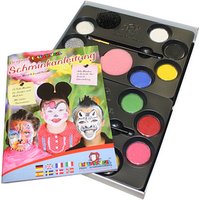 EULENSPIEGEL™ Profi-Palette Kinderschmink-Set farbsortiert von EULENSPIEGEL™