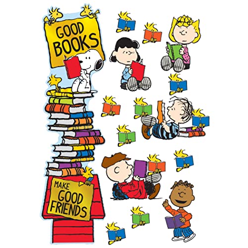 EUREKA Tür-Poster-Set, Motiv: Good Books Make Good Friends, Peanuts, Klassenzimmer, 32-teilig, 114,4 cm hoch EUREKA Tür-Poster-Set, Motiv: Good Books Make Good Friends, Peanuts, Klassenzimmer, 32-teilig, 114,4 cm hoch von EUREKA
