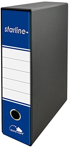 euro-cart rlp8blu Ordner mit Hebelmechanik Formato b. 28,5 x h. 31,3 x dorso 5 cm blau von EURO-CART
