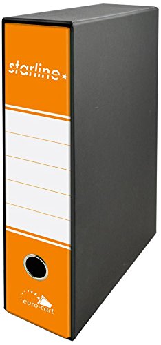 euro-cart rlp8blu Ordner mit Hebelmechanik Formato b. 28,5 x h. 34,3 x dorso 5 cm Arancio von EURO-CART