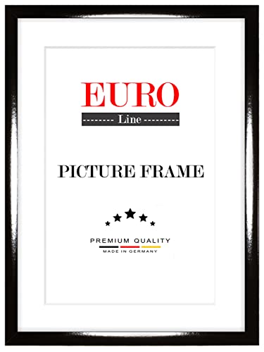 EUROLine Holz Bilderrahmen 25 x 35 cm Schwarz Hochglanz mit Antireflex-Acrylglas für | Foto | Poster | Puzzle Rahmen EUROLine Holz Bilderrahmen 25 x 35 cm Schwarz Hochglanz mit Antireflex-Acrylglas für | Foto | Poster | Puzzle Rahmen von EUROLine35
