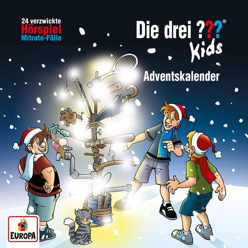 Die drei ??? Kids - Adventskalender - 24 verzwickte Mitrate-Fälle - Ulf Blanck (Hörbuch-Download) von EUROPA/Sony Music Family Entertainment