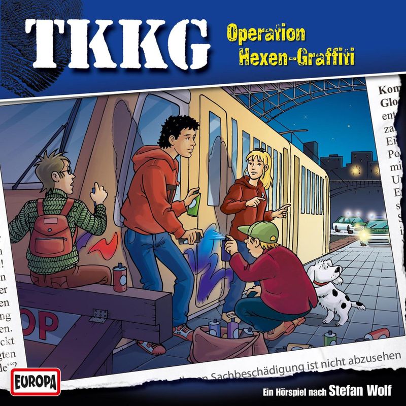 TKKG - 164 - TKKG - Folge 164: Operation Hexen-Graffiti - Stefan Wolf, André Minninger (Hörbuch-Download) von EUROPA Logo!