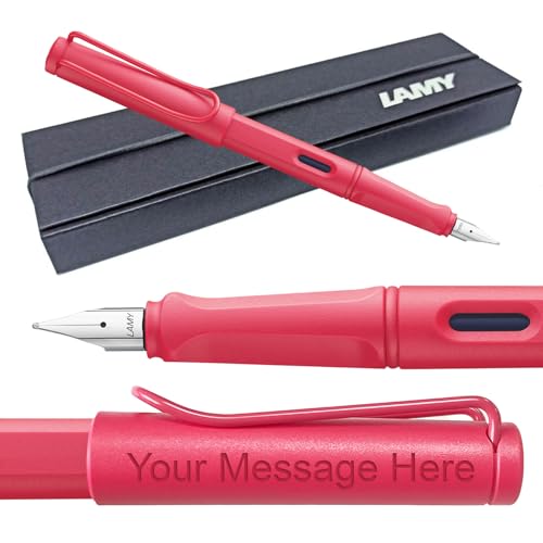 Füllfederhalter Lamy Safari – Personalisiert mit Gravur (Kursiv 1,5 mm Feder, Sonnenuntergang (2025 Special)) von EUROPENS