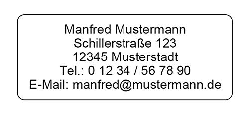 Adressaufkleber Etiketten Aufkleber, 240 Stück, individuell bedruckt mit Ihrem Wunschtext Adressaufkleber Etiketten Aufkleber, 240 Stück, individuell bedruckt mit Ihrem Wunschtext von EUROPRINT24