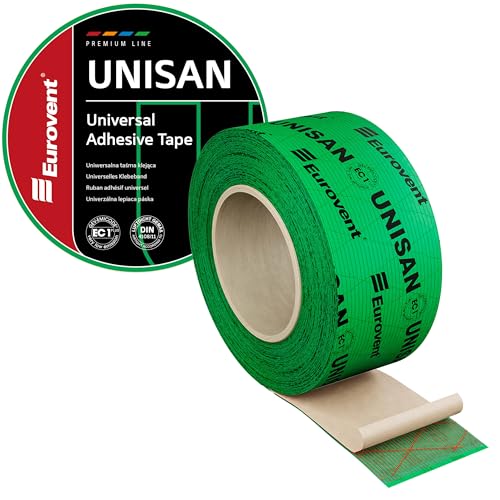 EUROVENT 60mm x 25lfm universelle einseitige Klebeband UNISAN DIN4108/7 von EUROVENT