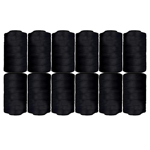 Nähgarn-Set | 500 m Garn für Nähmaschinen und zum Handnähen | 12 Polyester-Garnrollen | Garn-Set zum Nähen | 12 Nähfaden-Spulen | EUROXANTY Kurzwaren | Schwarz Nähgarn-Set | 500 m Garn für Nähmaschinen und zum Handnähen | 12 Polyester-Garnrollen | Garn-Set zum Nähen | 12 Nähfaden-Spulen | EUROXANTY Kurzwaren | Schwarz von EUROXANTY