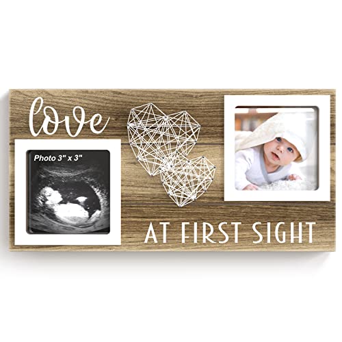 EURSET Baby-Sonogramm-Bilderrahmen für Ultraschall-Fotos mit 7,6 x 7,6 cm – Schwangerschaftsankündigungsideen – Gender Reveal Baby-Shower Geschenk – Neue Mutter erwartet Eltern zu sein Andenken EURSET Baby-Sonogramm-Bilderrahmen für Ultraschall-Fotos mit 7,6 x 7,6 cm – Schwangerschaftsankündigungsideen – Gender Reveal Baby-Shower Geschenk – Neue Mutter erwartet Eltern zu sein Andenken von EURSET