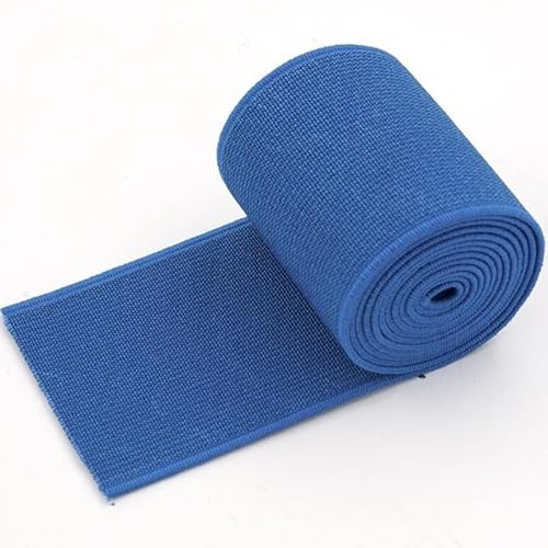 10M 20-50mm Nähen Elastische Band Weiche Haut Gummibänder Schuhe Hosen Dekorative Stretch Gurtbänder DIY Kleidung Zubehör(Blue,40mm) von EUXHTYWP