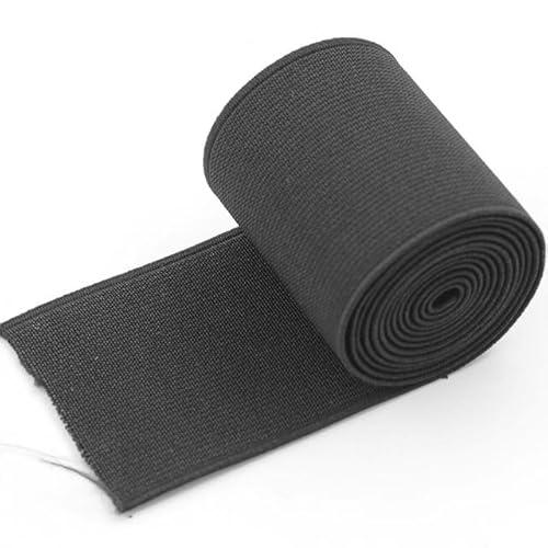 10M 20-50mm Nähen Elastische Band Weiche Haut Gummibänder Schuhe Hosen Dekorative Stretch Gurtbänder DIY Kleidung Zubehör(Svart,30mm) von EUXHTYWP
