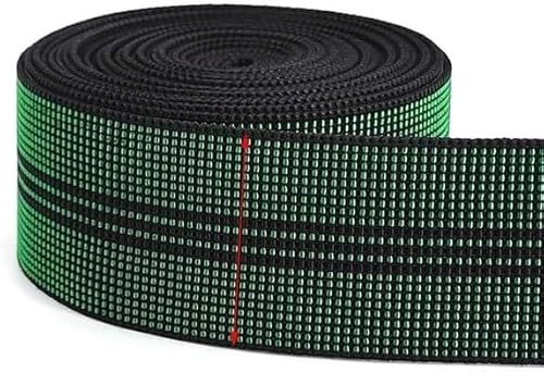 2/5 m, 43/50/70 mm Breite, Nähgummibänder for Sofakissen, Dekorband, Gurtband, Kleidung, hochelastisches Band, DIY-Zubehör, Grün, 70 mm, 5 Meter(Green50mm,5Meters) von EUXHTYWP