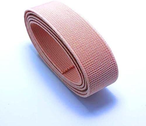 3cm schwarz und weiß gummiband verdickt elastische band farbe flache harte hosen taille DIY dekorative krawatten hause zubehör(Roze) von EUXHTYWP