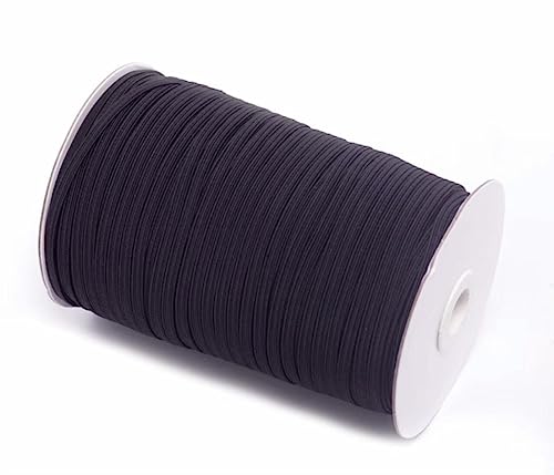 6/8/10/12/15/20/30/35/40 mm Polyester-Gummibänder for Kleidung, Nähzubehör, Schwarz, 12 mm, 5 Meter(Svart,12mm 5meters) von EUXHTYWP