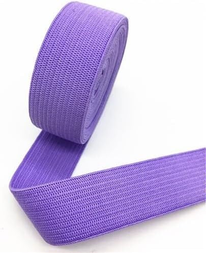 Elastisches Band DIY Bekleidung Nähen Spitzenbesatz Taillenbänder Bekleidungszubehör 1-2 Meter(Light Purple,1 Meter) von EUXHTYWP