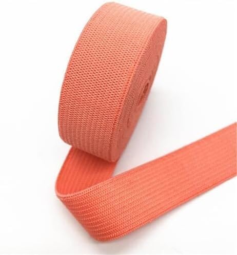 Elastisches Band DIY Bekleidung Nähen Spitzenbesatz Taillenbänder Bekleidungszubehör 1-2 Meter(Orange Red,2 Meters) von EUXHTYWP