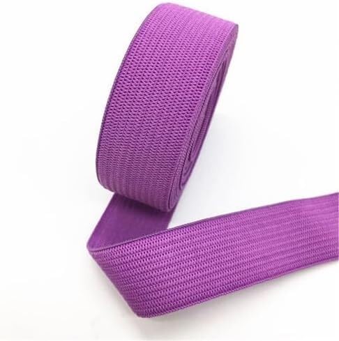 Elastisches Band DIY Bekleidung Nähen Spitzenbesatz Taillenbänder Bekleidungszubehör 1-2 Meter(Purple Red,1 Meter) von EUXHTYWP