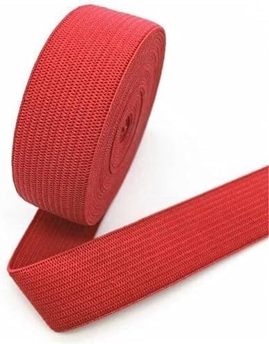 Elastisches Band DIY Bekleidung Nähen Spitzenbesatz Taillenbänder Bekleidungszubehör 1-2 Meter(Rood,1 Meter) von EUXHTYWP
