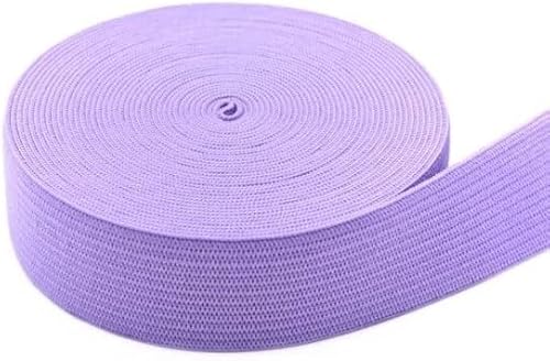 Elastisches Band Farbe Gehäkeltes Stretchseil Zubehör Polyester Flach DIY Kleidung Tasche Liefert Material(Df,10MeterLOT) von EUXHTYWP
