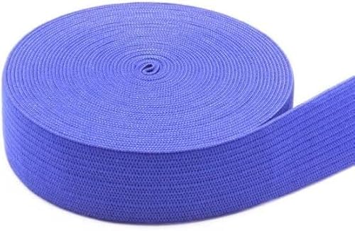 Elastisches Band Farbe Gehäkeltes Stretchseil Zubehör Polyester Flach DIY Kleidung Tasche Liefert Material(Rt,5MeterLOT) von EUXHTYWP
