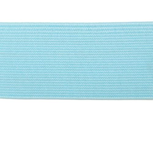 Gummiband, umklappbar, elastisches Band for Unterwäsche, Hosen, BHs, Gummikleidung, verstellbar, weicher Bund, elastisch, rot, 50 mm(Light Blue,30mm) von EUXHTYWP